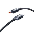 Cable USB 2.0 Tipo-C Subblim Optimus/ USB Tipo-C Macho - USB Tipo-C Macho/ Hasta 60W/ 480Mbps/ 1m/ Preto