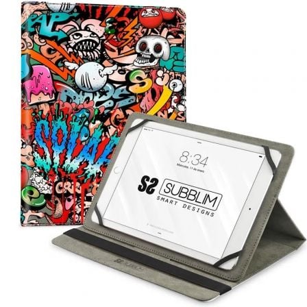 Capa Subblim Trendy Graffiti para Tablets de 9.6-11