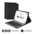 Capa con Teclado Subblim Keytab Pro Bluetooth para Tablets de 10.1-10.8/ Preta