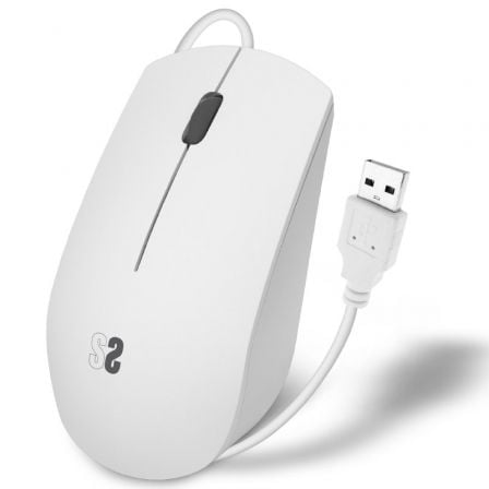 Rato Subblim Business Silencioso/ Hasta 1200 DPI/ Branco
