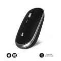 Rato Mini Inalámbrico Subblim Wireless Mini/ Hasta 1600 DPI/ Gris Espacial