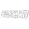 Teclado Subblim Business Slim Silencioso/ Branco