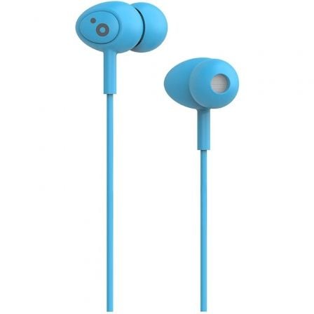 Auscultadores Intrauditivos Sunstech Pops/ con Micrófono/ Jack 3.5/ Azules