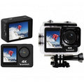 Cámara Digital Deportiva Sunstech Adventure 4K/ 16MP/ Ángulo de visión 170º/ Preta