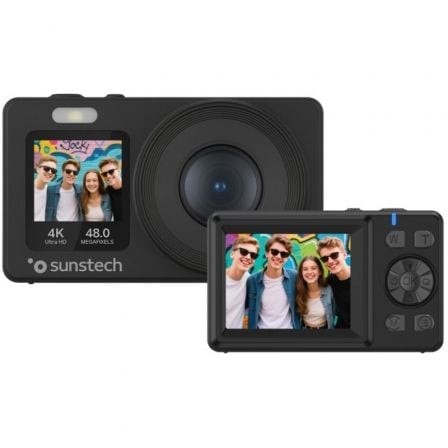Cámara Digital Sunstech DCAM4825/ 48MP/ Zoom Óptico 18x/ Preta