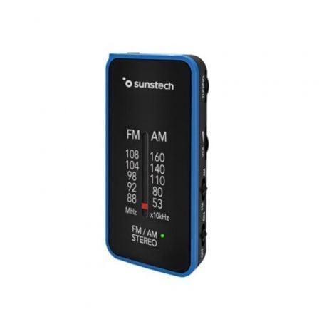 Radio Portátil Sunstech RPC6BL/ a Pilas/ Azul