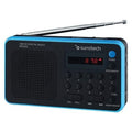 Radio Portátil Sunstech RPDS32BL/ con Batería/ Preta y Azul