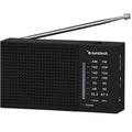 Radio Portátil Sunstech RPS412/ a Pilas/ Preta