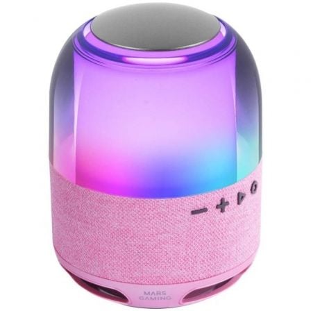 Coluna con Bluetooth Mars Gaming MS-FLOW/ 15W/ 1.0/ Rosa