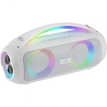 Coluna con Bluetooth Mars Gaming MS-PULSE/ 50W RMS/ 2.0/ Branco