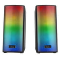 Colunas con Bluetooth Mars Gaming MSRGB2/ 15W/ 2.0/ Pretos