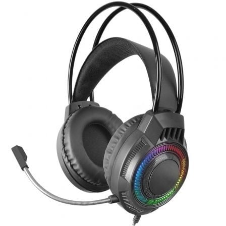 Auscultadores Gaming con Micrófono Mars Gaming MH124/ Jack 3.5/ Pretos