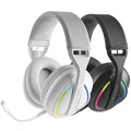 Auscultadores Gaming Inalámbricos con Micrófono Mars Gaming MHW-QUASAR/ Jack 3.5/ Bluetooth/ Brancos
