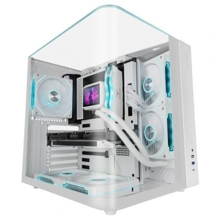 Caja Gaming Semitorre Mars Gaming MC-INFINIOLITE/ Branca