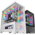 Caja Gaming Semitorre Mars Gaming MC-LCDX/ Branca