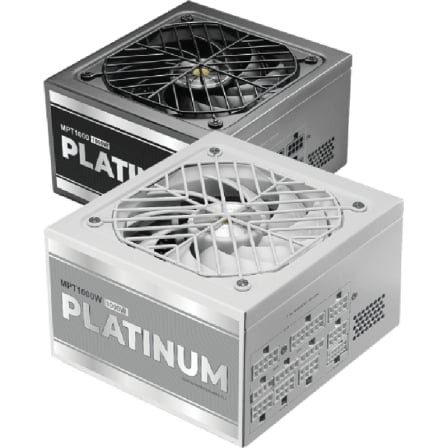 Fuente de Alimentación Mars Gaming MPT1000/ 1000W/ Ventilador 14cm/ ATX 3.1/ PCIe 5.1/ 80 Plus Platinum/ Branca