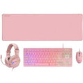 Pack Gaming Mars Gaming MCP-RGB3P/ Teclado RGB + Rato Óptico + Alfombrilla XXL + Auscultadores