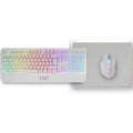 Pack Gaming Mars Gaming MCP124/ Teclado H-MECH + Rato Óptico + Alfombrilla/ Branco