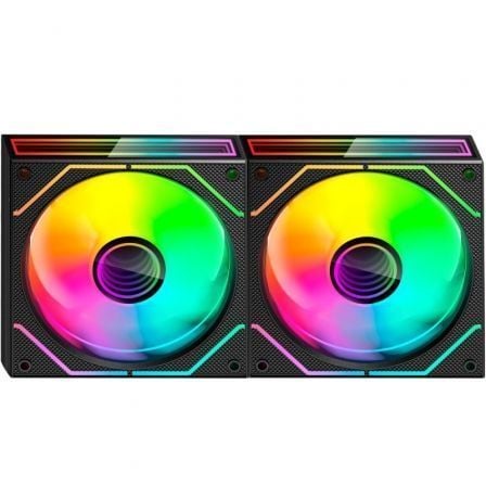 Pack 2 Ventiladores Mars Gaming MF-3DPROX2R/ 12cm/ ARGB