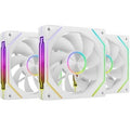 Pack 3 Ventiladores Invertidos Mars Gaming MF-LINKFINITYKIT2R/ 12cm/ ARGB/ Brancos