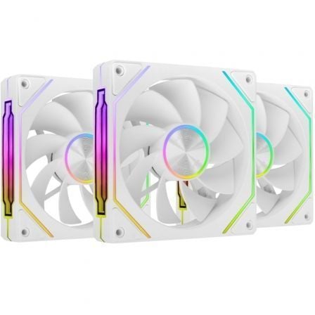 Pack 3 Ventiladores Invertidos Mars Gaming MF-LINKFINITYKIT2R/ 12cm/ ARGB/ Brancos