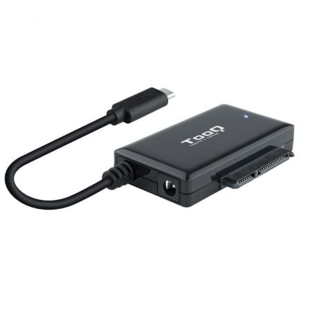 Adaptador para Discos Rígidos 2.5/3.5 TooQ TQHDA-02C/ USB Tipo-C Macho - SATA