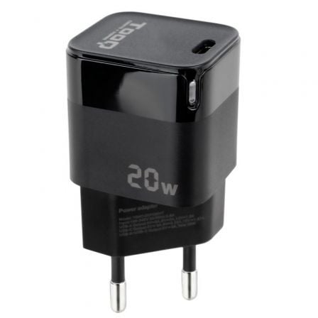 Carregador de Pared TooQ TQWC-PD20/ 1xUSB Tipo-C/ 20W