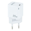 Carregador de Pared TooQ TQWC-PD20WT/ 1xUSB Tipo-C/ 20W/ Branco