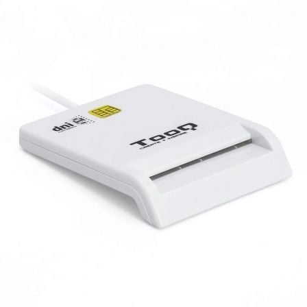 Lector de DNI TooQ TQR-210W/ USB 2.0/ Branco