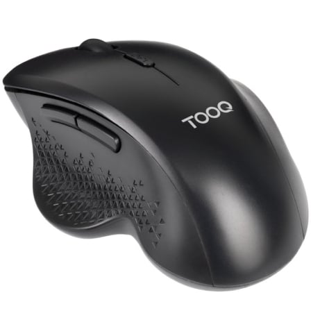 Rato Ergonómico Inalámbrico TooQ TQMWG-1105-B/ Hasta 1600 DPI