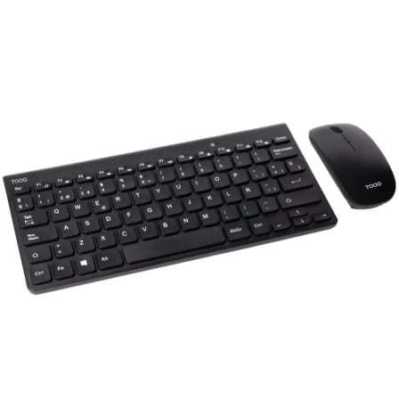 Teclado y Rato Inalámbricos TooQ TQKMW-3101-B