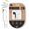 Auscultadores Intrauditivos Tech One Tech earTECH B&W Be Original TEC1011/ con Micrófono/ Mini Jack 3.5/ Branco y Preto