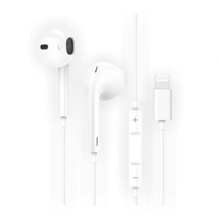 Auscultadores Intrauditivos Tech One Tech earTECH HIP TEC1201/ con Micrófono/ Lightning/ Brancos