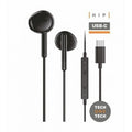 Auscultadores Intrauditivos Tech One Tech earTECH TEC1302/ con Micrófono/ USB Tipo-C/ Pretos
