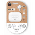 Auscultadores Bluetooth Tech One Tech SIUX.11 TEC1411/ con estuche de carga/ Autonomía 6h/ Brancos