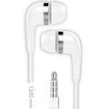 Auscultadores Intrauditivos Tech One TEC2905/ con Micrófono/ Jack 3.5/ Brancos