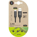 Cable USB 2.0 Tech One Tech TEC2001/ USB Macho - MicroUSB Macho/ 1m/ Preto