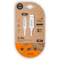 Cable USB 2.0 Tech One Tech TEC2006/ USB Tipo-C Macho - USB Macho/ 480Mbps/ 1m/ Branco