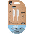 Cable USB Tipo-C Lightning Tech One Tech TEC2203/ Lightning Macho - USB Tipo-C Macho/ Hasta 20W/ 480Mbps/ 1m/ Branco