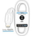 Cable USB 2.0 Lightning Tech One Tech TEC2902/ Lightning Macho - USB Macho/ 1m/ Branco
