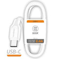Cable USB Tipo-C Tech One Tech TEC2903/ USB Tipo-C Macho - USB Macho/ 1m/ Branco
