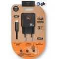 Carregador de Pared GaN Tech One Tech TEC2223/ 1xUSB Tipo-C + Cable USB Tipo-C/ 20W/ Preto
