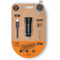 Carregador de Coche Tech One Tech TEC2803/ 2xUSB + Cable USB Tipo-C/ 12W