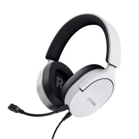 Auscultadores Gaming con Micrófono Trust Gaming GXT 489 Fayzo/ Jack 3.5/ Brancos
