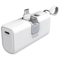 Powerbank 5000mAh Trust Pacto 26105/ 18W/ Branca