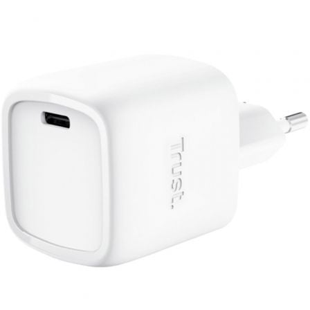 Carregador de Pared GaN Trust Maxo 30W/ 1xUSB Tipo-C/ 30W