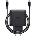 Carregador de Pared GaN Trust Maxo 65W/ 1xUSB Tipo-C/ Incluye Cable USB Tipo-C/ 65W