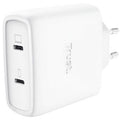 Carregador de Pared GaN Trust Maxo 65W 25526/ 2xUSB Tipo-C/ Incluye Cable USB Tipo-C/ 65W