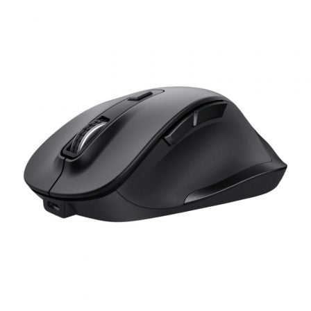 Rato Ergonómico Inalámbrico Trust Fyda Eco/ Batería recargable/ Hasta 2400 DPI