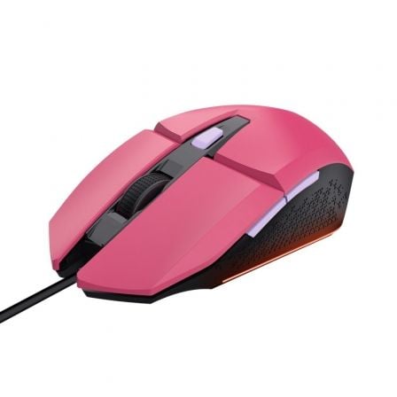 Rato Gaming Trust Gaming GXT 109 Felox/ Hasta 6400 DPI/ Rosa